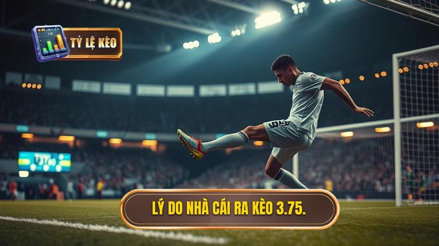 2. Lý do nhà cái ra kèo 3.75.