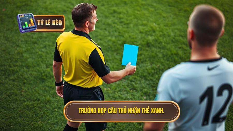 Khi nào cầu thủ bị phạt thẻ xanh?